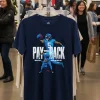 Carolina Panthers Rico Dowdle Pay Em Back   Navy T Shirt