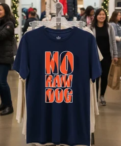 Cincinnati Bengals No Raw Dog   Navy T Shirt