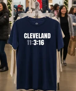 Cleveland 11 3 16 Navy T Shirt 1