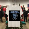 Columbia Lions University Athletics Retro   White T Shirt
