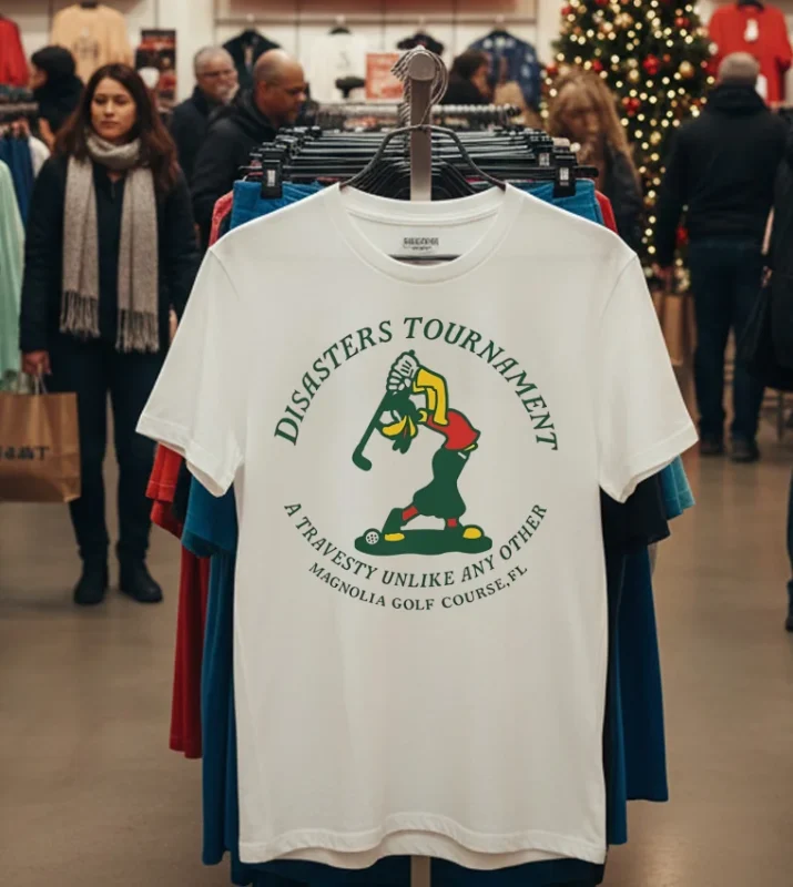 Davies Disasters Tourname A Travesty Unlike Any Other Magnolia Golf Course   White T Shirt