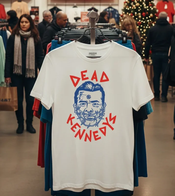 Dead Kennedys Big Head   White T Shirt