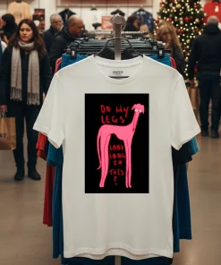 Do My Legs Look Long In This   White T Shirt