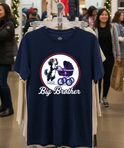 Dog Decoy Big Brother   Navy T Shirt