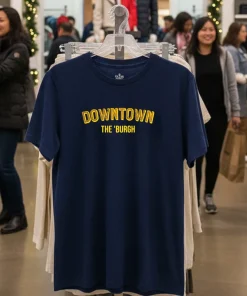 Downtown The Burgh funy colorful t-shirt