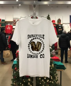 Dudleyville 3D Lumber Co   White T Shirt