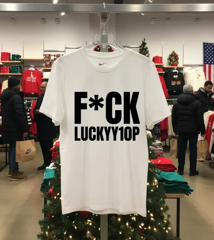 Fuck Luckyy1Op   White T Shirt