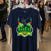 Guyana Warrior Nation Cpl T20 Cricket Patriotic Navy T Shirt 1