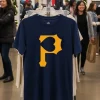 Heart Of Pittsburgh Navy T Shirt 1