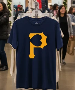 Heart Of Pittsburgh Navy T Shirt 1