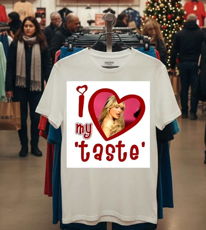 I Love My Taste   White T Shirt