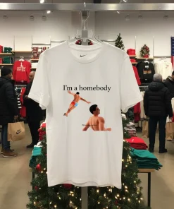 I M A Homebody Plz Leave Me Alone T   White T Shirt