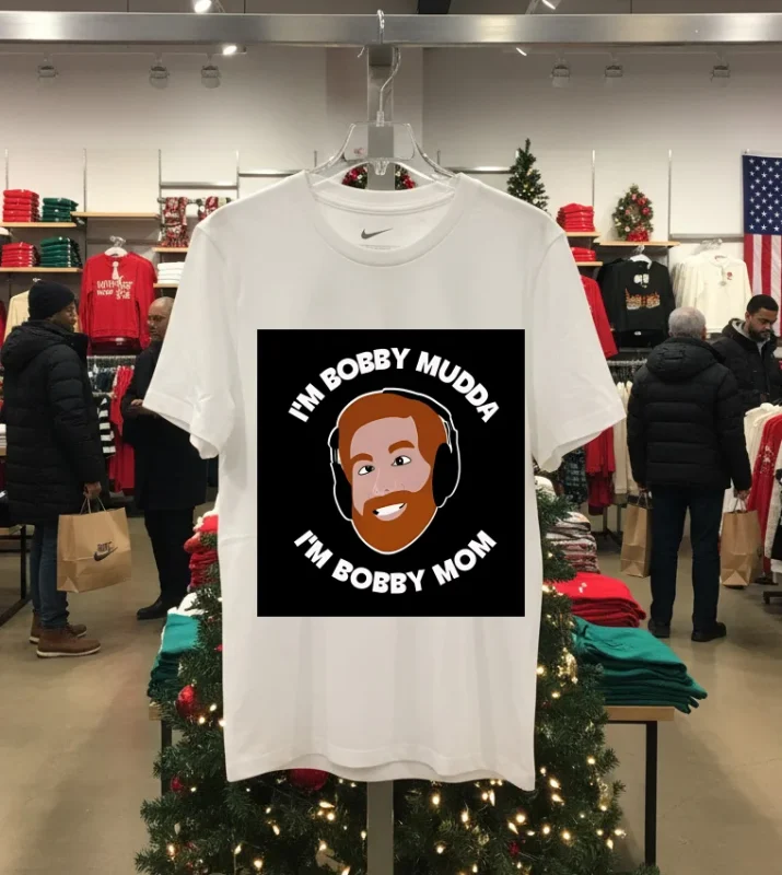 I M Bobby Mudda I M Bobby Mom   White T Shirt