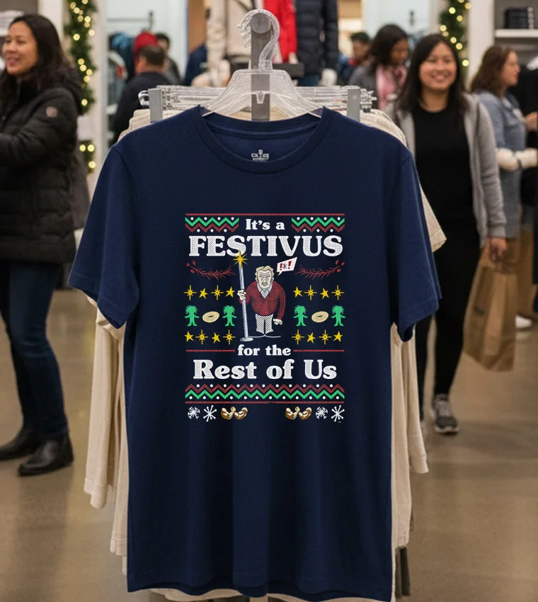 It S A Festivus For The Rest Of Us Christmas - navy-t-shirt It S A Festivus For The Rest Of Us Christmas Navy T Shirt 1