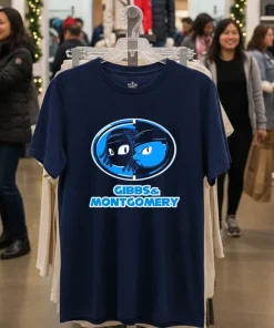 Jahmyr Gibbs David Montgomery Detroit Lions Navy T Shirt 1