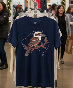 Kookaburra Boxy Laughing Joker T funy colorful t-shirt