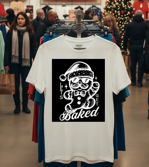 Let S Get Baked   White T Shirt