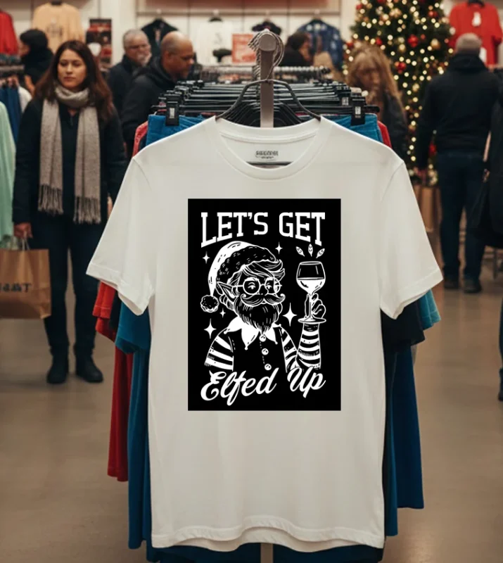 Let S Get Elted Up   White T Shirt