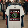 Merry Switchmas Pistol   White T Shirt