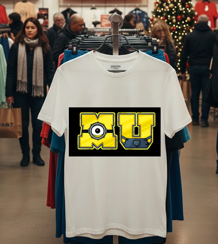 Mu Minion University - white-t-shirt Mu Minion University White T Shirt