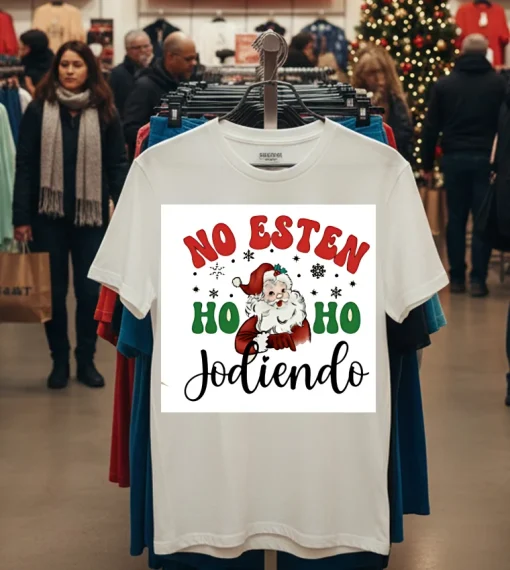 No Esten Hoho Jodiendo   White T Shirt