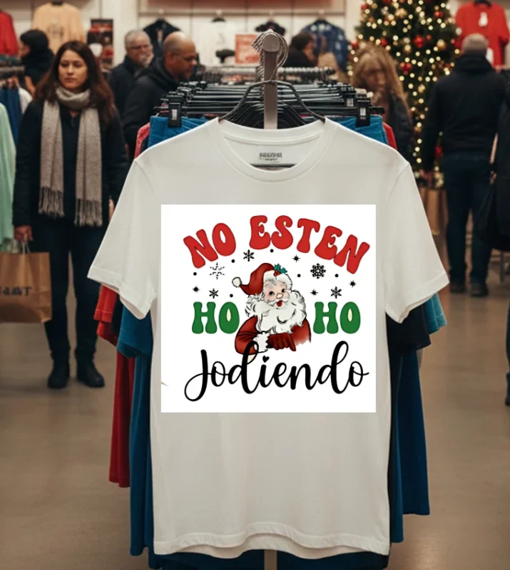 No Esten Hoho Jodiendo   White T Shirt