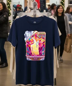 Oklahoma City Thunder Shai Gilgeous Alexander Dia De Los Muertos rewards funy colorful t-shirt