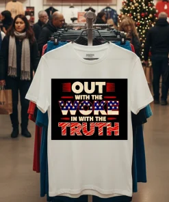 Out With The Woke In With The Truth   White T Shirt