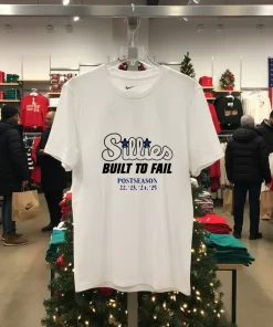 Philadelphia Phillies Sillies Built To Fail Postseason   White T Shirt
