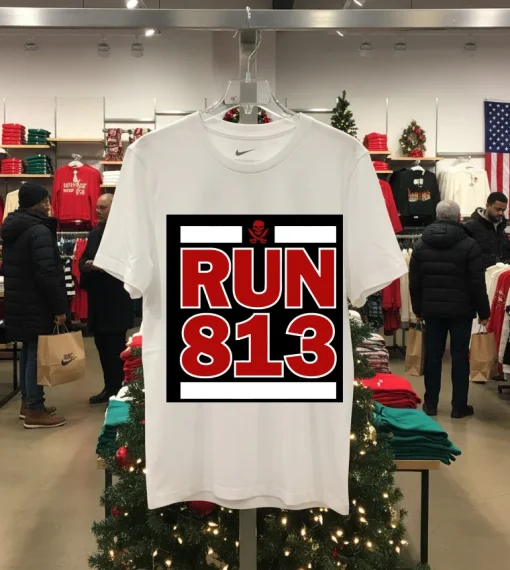 Run 813 Tampa Bay   White T Shirt