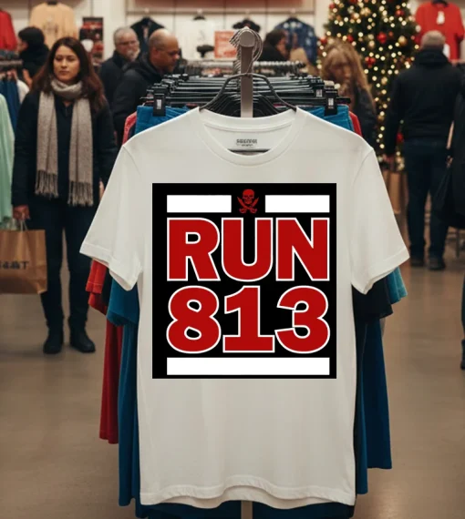 Run 813 Tampa Bay   White T Shirt