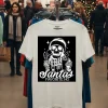 Santas Favorite Ho Skeleton   White T Shirt