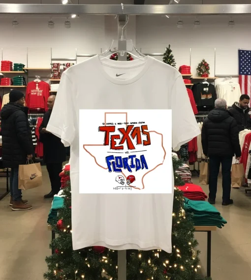 Texas Longhorns Collab Florida Gators Limited   White T Shirt