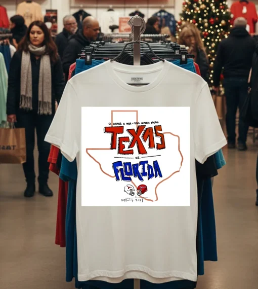Texas Longhorns Collab Florida Gators Limited   White T Shirt